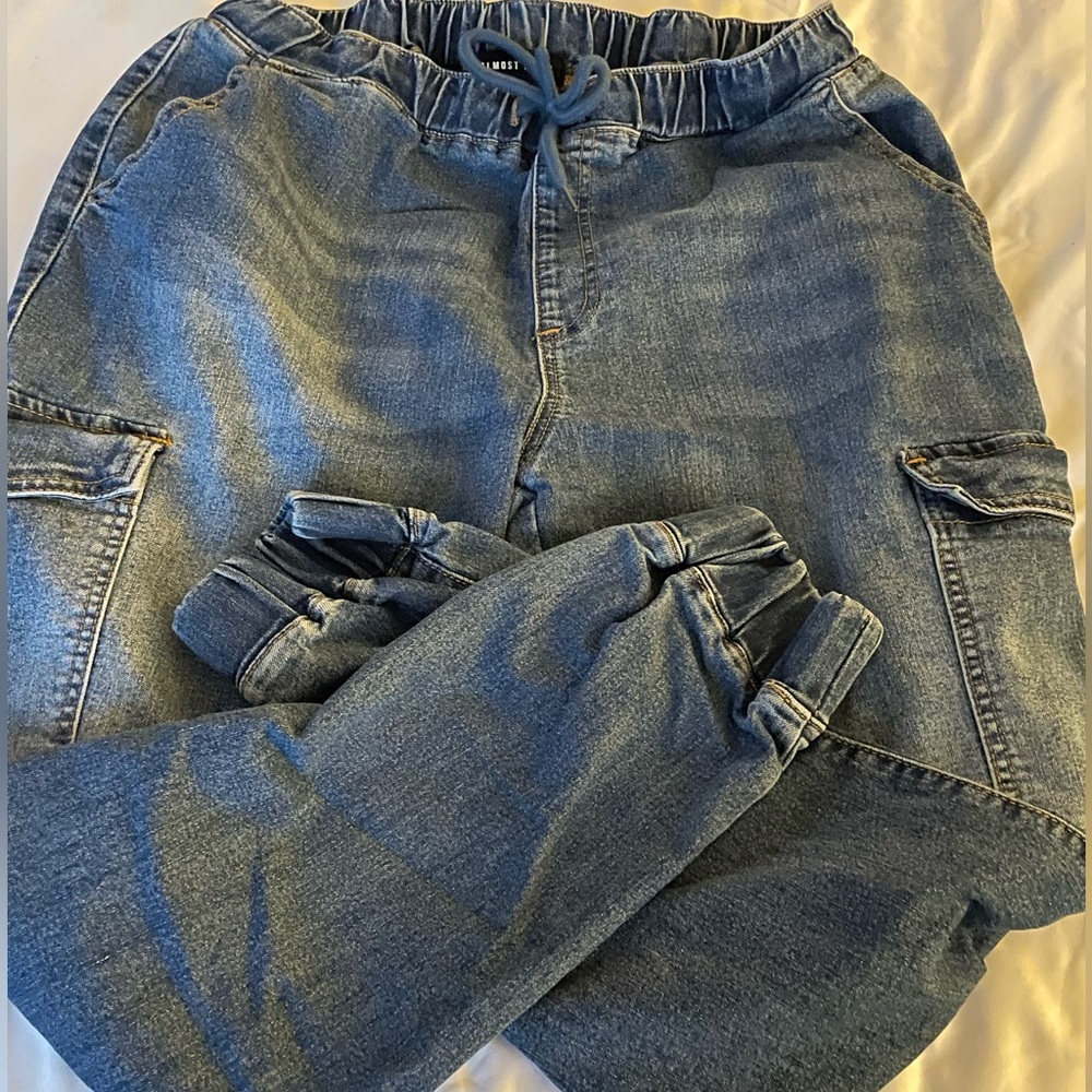 Blue Jean joggers